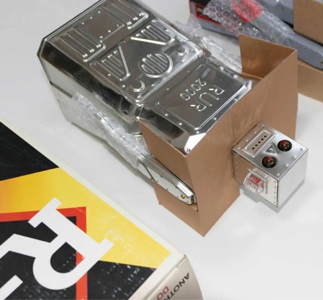 R-1 ロボット ブリキ 電動歩行 ロボットR-1 シルバービンテージ レトロ